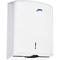 Jofel AH33000 - Dispensador de toallas formato zig-zag- admite 600 toallas- color blanco